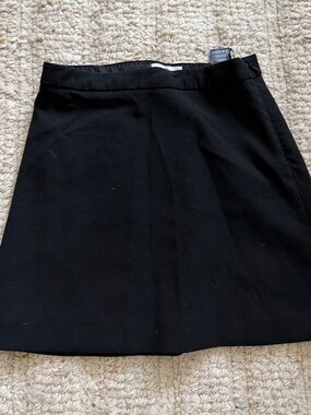 Aritzia Black Mini A-Line Skirt